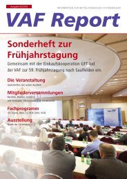 VAF Report 02/2010 - VAF - Bundesverband Telekommunikation eV