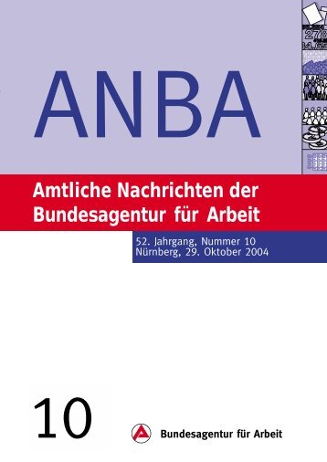 Deutschland - Statistik der Bundesagentur für Arbeit