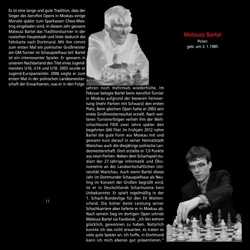 SPARKASSEN D O R T M U N D E R - Sparkassen Chess-Meeting