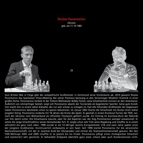 SPARKASSEN D O R T M U N D E R - Sparkassen Chess-Meeting