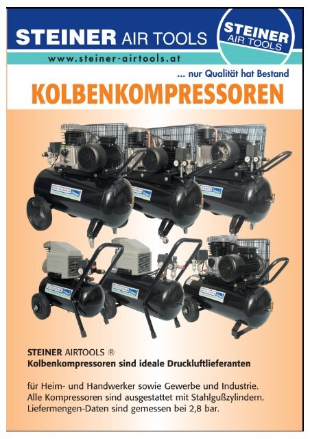 Flyer - Kompressoren - Steiner Air Tools