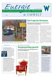 Energie & Umwelt - Stadtwerke Weißenfels