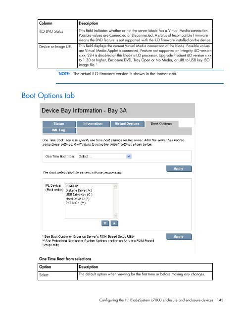 HP BladeSystem Onboard Administrator User Guide - HP Business ...