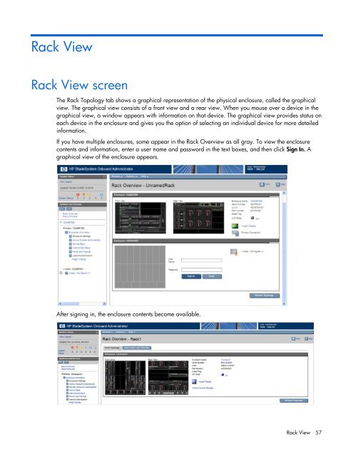 HP BladeSystem Onboard Administrator User Guide - HP Business ...