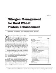 Nitrogen Management for Hard Wheat Protein Enhancement