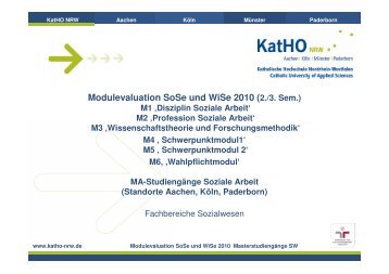 Ergebnisse Modulevaluation Master SS und WS 1011