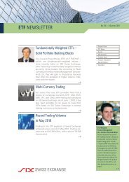 ETF NEWSlETTER - SIX Swiss Exchange