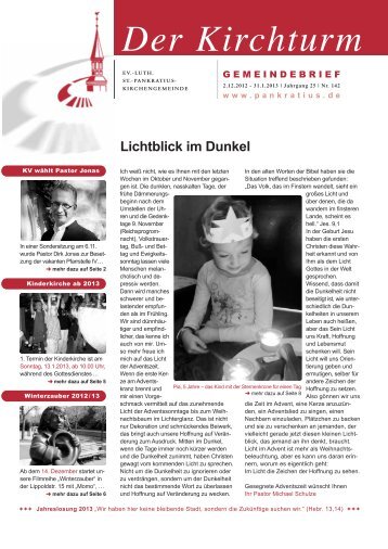 (Dezember 2012 - Janaur 2013) PDF - Ev.-luth. St. Pankratius ...