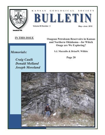 KGS BULLETIN - Kansas Geological Society & Library