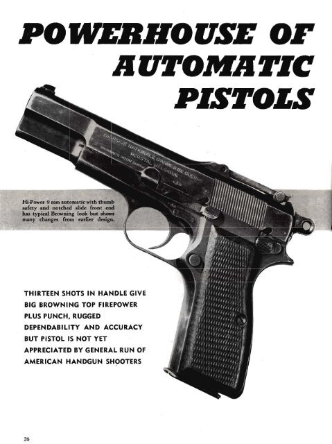 GUNS Magazine January 1957