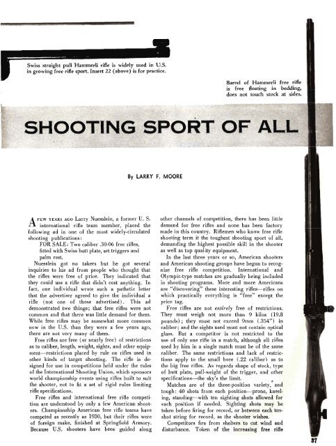 GUNS Magazine January 1957