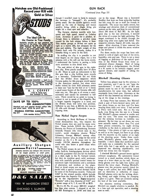GUNS Magazine January 1957