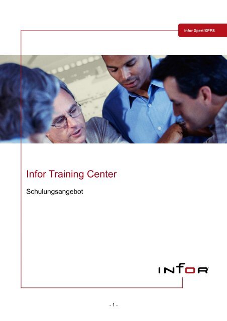 XPERT Schulungskatalog - Infor - Training