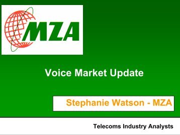 Voice Market Update - Convergence Summit North