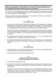 Satzung zur Erhebung einer Benutzungsgebühr ... - Stadt Filderstadt
