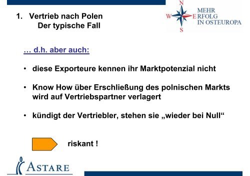 Zukunftsmarkt Polen Absatzmarkt & Produktionsstandort