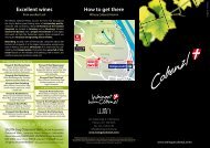 Excellent wines How to get there - Weingut Cobenzl