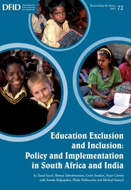 Education Exclusion and Inclusion: Policy and Implementation ... - DfID