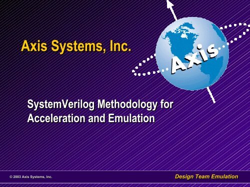 Design Team Emulation - SystemVerilog