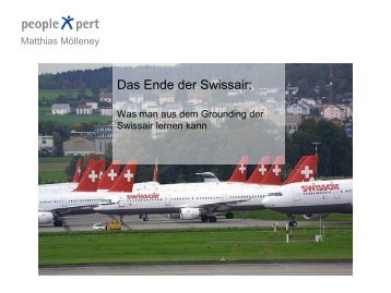 HSG Referat Swissair Grounding - peopleXpert