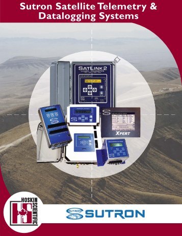 Sutron Satellite Telemetry & Datalogging Systems - Hoskin Scientific