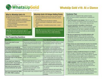 Whats Up Gold V16 Battlecard