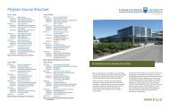 Water Treatment Brochure - Thompson Rivers University