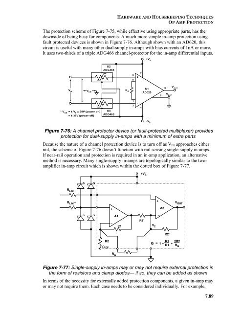 7.88 OP AMP APPLICATIONS Circuit Diagram