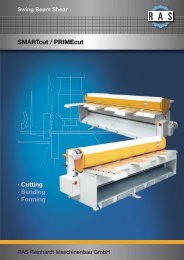 SMARTcut / PRIMEcut - RAS Reinhardt Maschinenbau GmbH