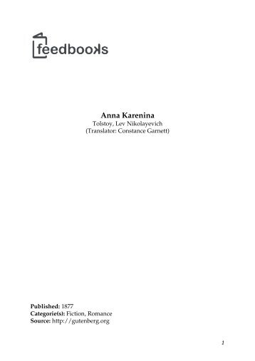 Anna Karenina Pdf