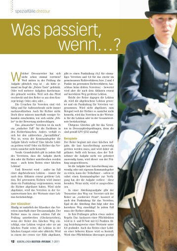 können Sie sich den Artikel als PDf - Rheinlands Reiter+Pferde
