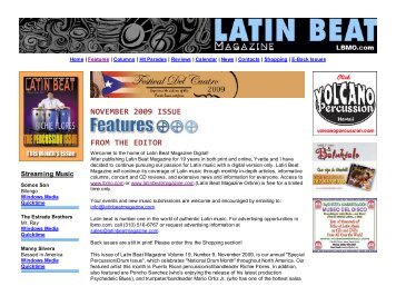Features - Latin Beat Magazine