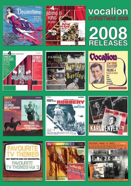 To Download The Catalogue Dutton Vocalion