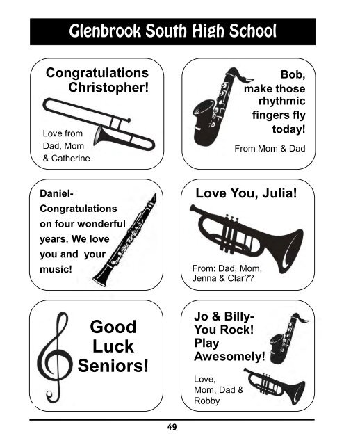 2011 Jazz Fest Program - Glenbrook