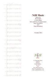 NJH Music - The Brass Band Portal