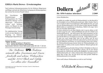 Dollern aktuell 2 - 2009 - SPD Horneburg