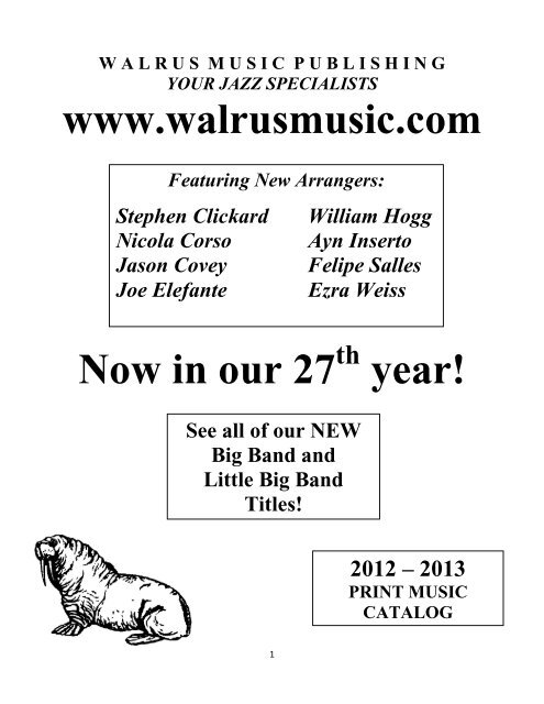 Walrus Music Catalog