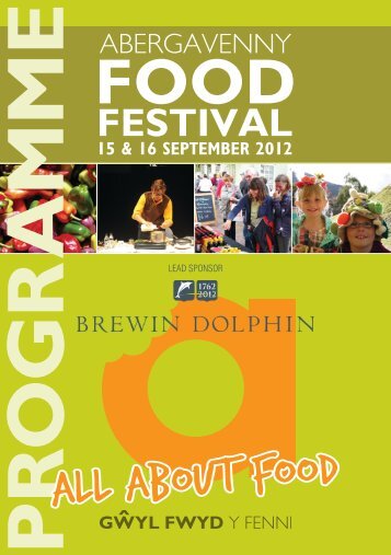 Programme - Abergavenny Food Festival