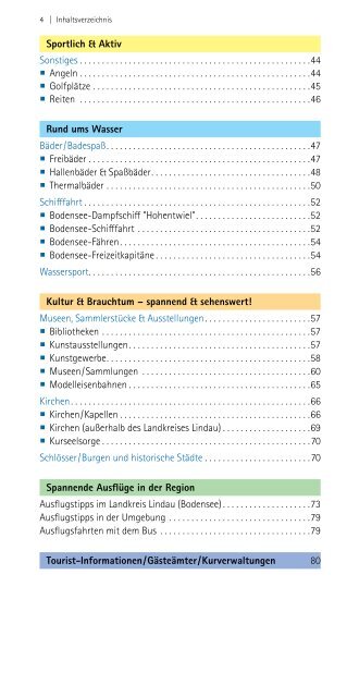 Freizeitberater - Landkreis Lindau