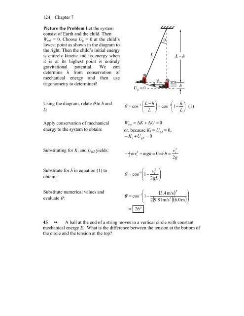 Chapter 7 The Conservation of Energy