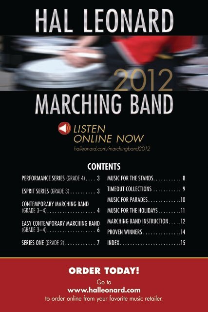 Order TOday! - Hal Leonard