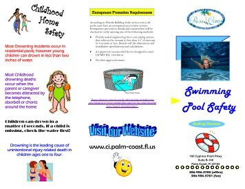 Swimming Pool Safety - City of Palm Coast