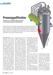 Prozessgasfiltration - Filtra Guide