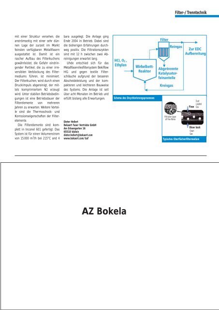 Prozessgasfiltration - Filtra Guide