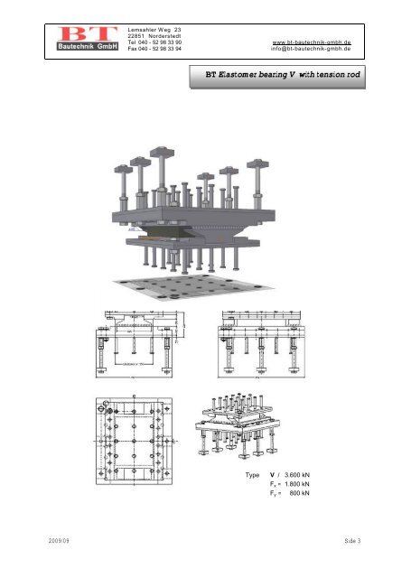 Bridge bearings - BT Bautechnik GmbH