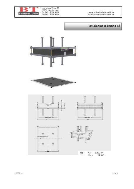 Bridge bearings - BT Bautechnik GmbH