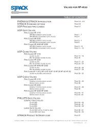 Strack UOP HF catalog - Flow and Control Engineering