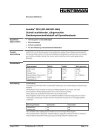 Araldite 2010 - DeMeth GmbH Einsiedeln