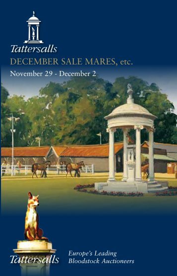 Tattersalls December Mare Sale 2010