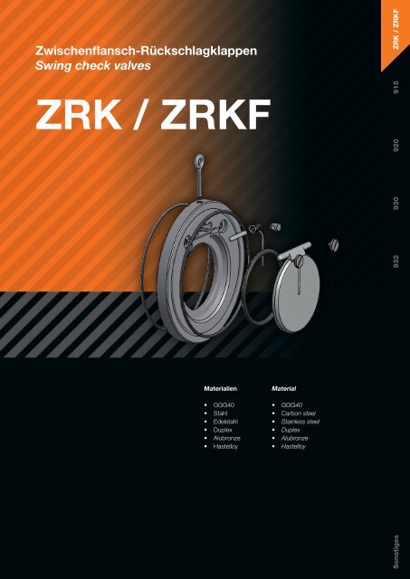 ZRK / ZRKF - AWS Apparatebau